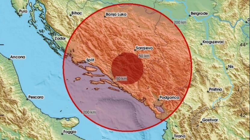Zemljotres jačine 2,5 stepeni po Rihteru pogodio istočnu Hercegovinu